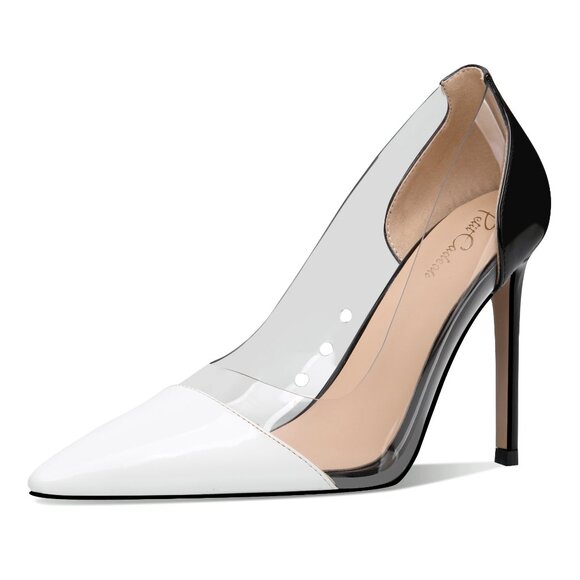 Petit Cadeau Shoes - Petit Cadeau Lenora - Chic and Sexy - White/Black